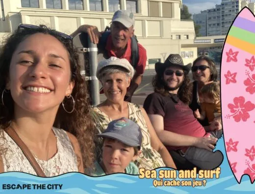Escape Game extérieur Biarritz – sea, surf and sun